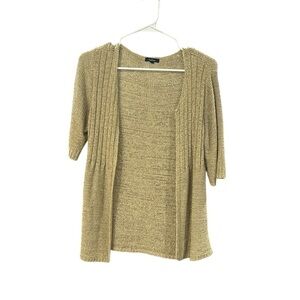 Reitmans Tan Open-Front Cardigan